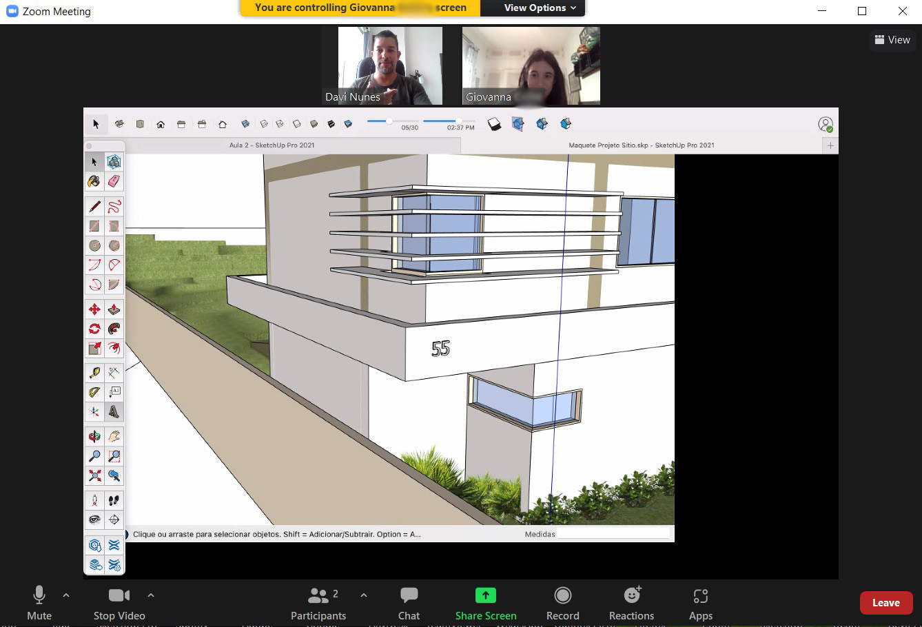SketchUp Pro + Laytout 20 Horas - Aula Remota - Imagem 3